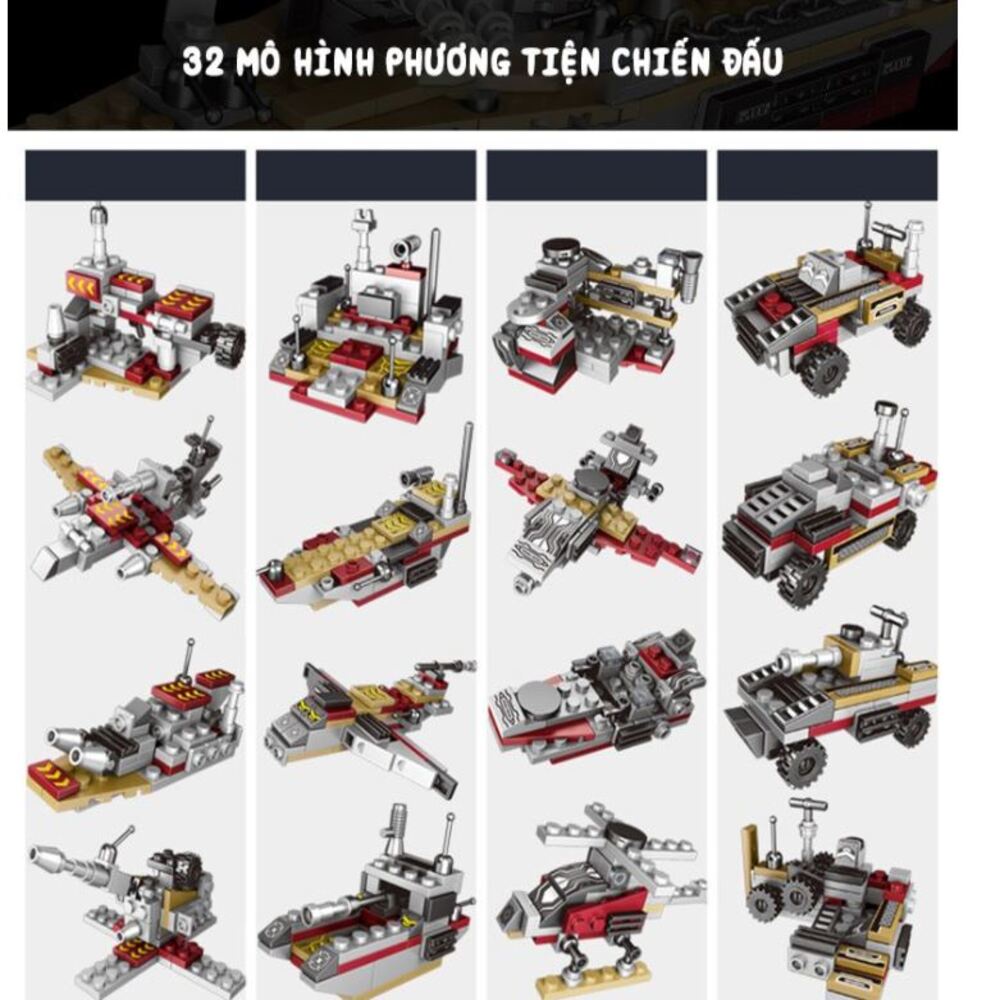 502 CHI TIẾT] BỘ ĐỒ CHƠI XẾP HÌNH LEGO CHIẾN HẠM CHIẾN THUYỀN PHÁT TRIỂN TƯ DUY CHO TRẺ