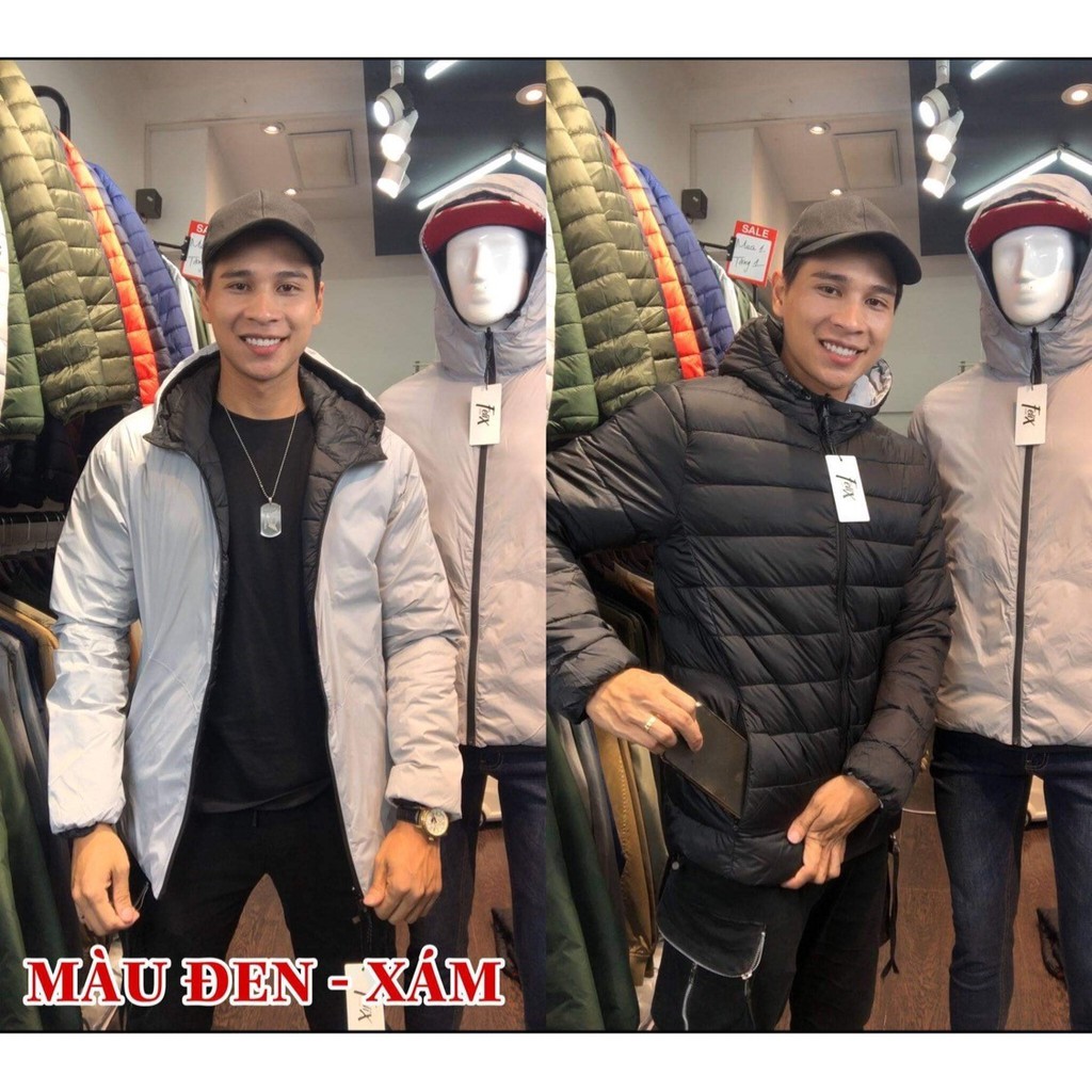 Áo Phao Nam 2 Mặt, Áo Phao Lông Vũ Siêu Ấm, Đủ Size Cho Cả Nam Và Nữ Từ 40-88kg PN | BigBuy360 - bigbuy360.vn