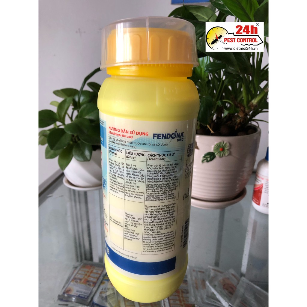 Thuốc diệt muỗi, kiến, gián.FENDONA 10 SC 1Lít