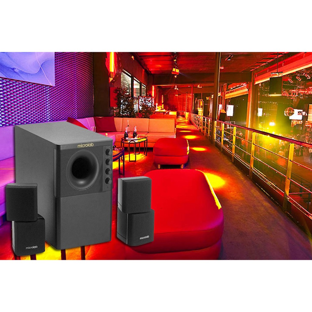 Loa Vi Tính Microlab X-3 2.1  Chính Hãng BH 1 Năm