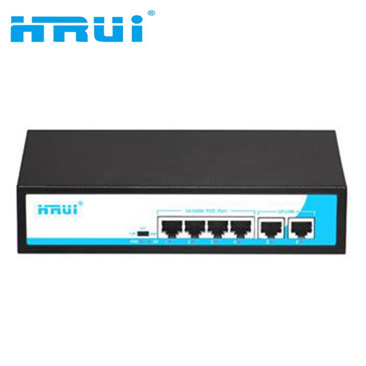 BỘ CHIA MẠNG SWITCH POE HRUI 6 PORT