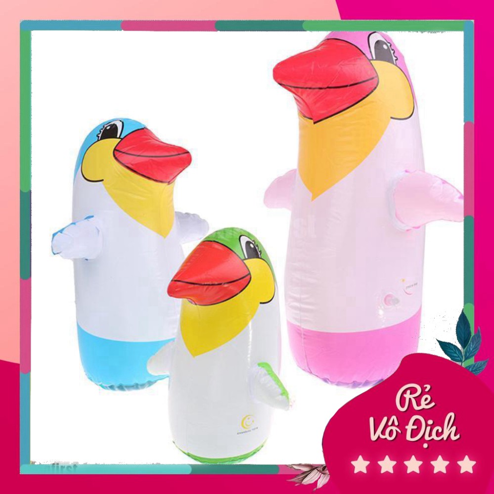 PVN4830 Đồ chơi bơm hơi hình chim cánh cụt bằng nhựa PVC