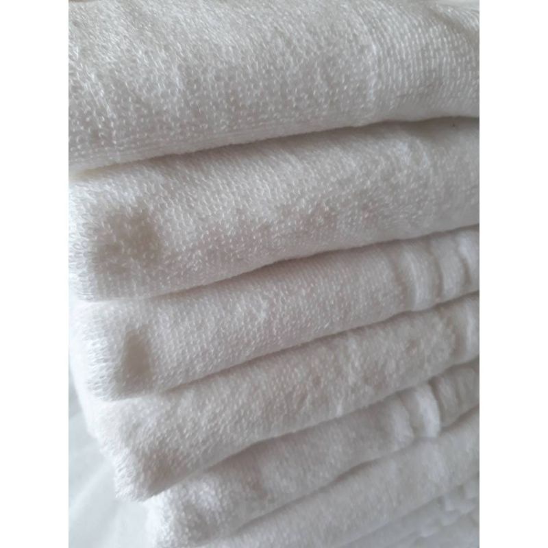 Khăn mặt, khăn gội KT 35×75 sợi cotton CD 100% chuyên dùng cho khách sạn, nhà nghỉ