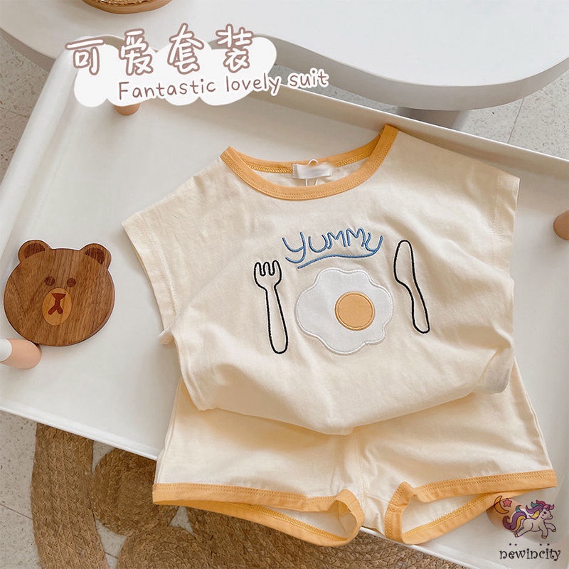 Bộ Áo Thun Ba Lỗ + Quần Short Cho Bé