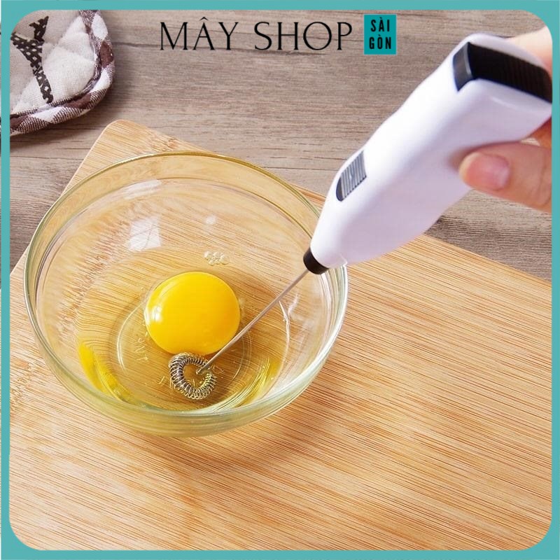 Máy Đánh Trứng Sài Pin AA (2A) - Máy Tạo Bọt Cafe Cầm Tay - Tặng Pin Kèm Theo - MÂY SHOP SÀI GÒN