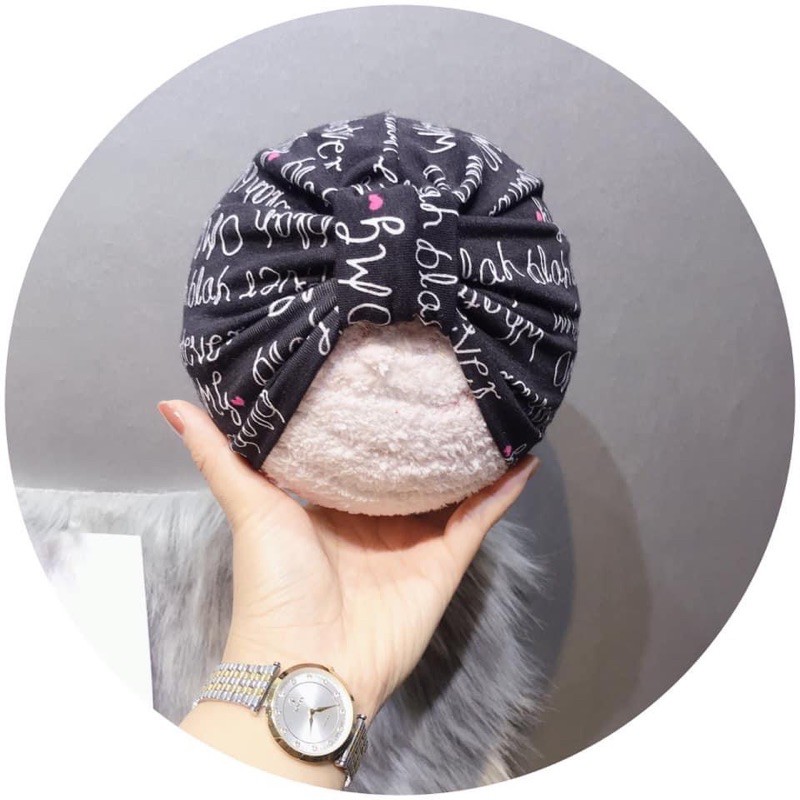 mũ turban hoạ tiết độc đáo( 5-10kg)