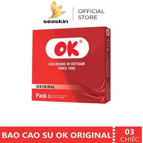 Bao cao su gia đình OK hộp 3 chiếc