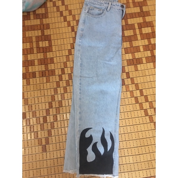 Quần Black Fire Jeans - Weirdosaigon Brand