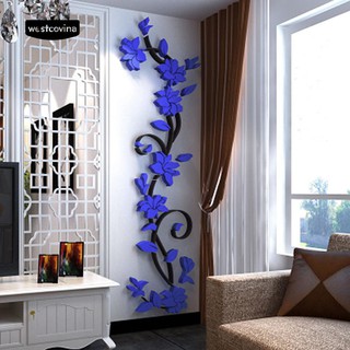 Mica dán tường 3D hình hoa