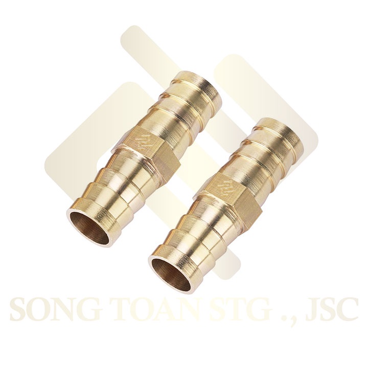 Nối Thẳng Hai Đầu Đuôi Chuột Nối Gắn Cắm Ống Nhựa Mềm Pu - Chất Liệu Đồng Thau - Brass Airline Horse Joiner