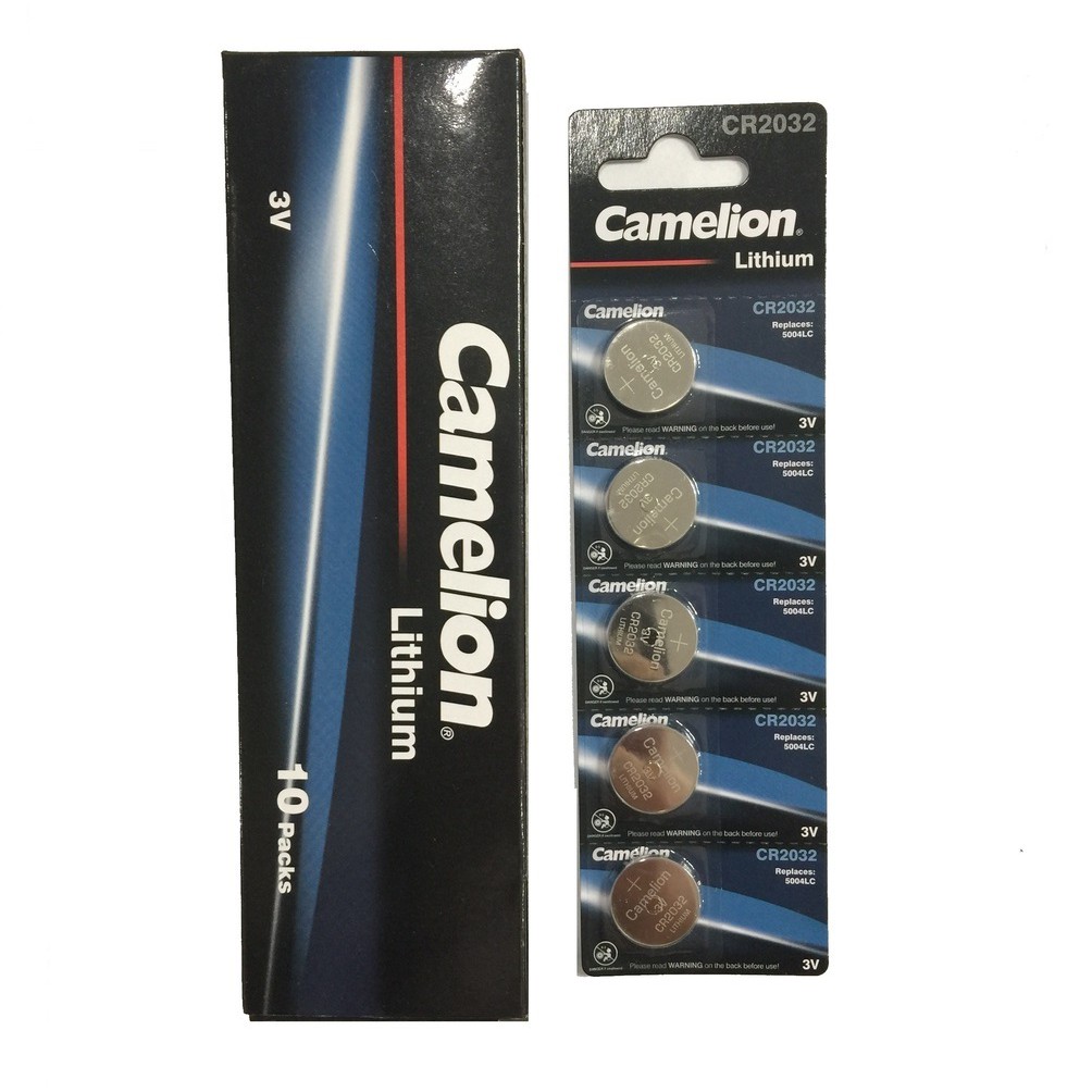 Vỉ 5 viên pin CR2032 3V CAMELION CR-2032 2032 3 Vol (Hàng hãng)