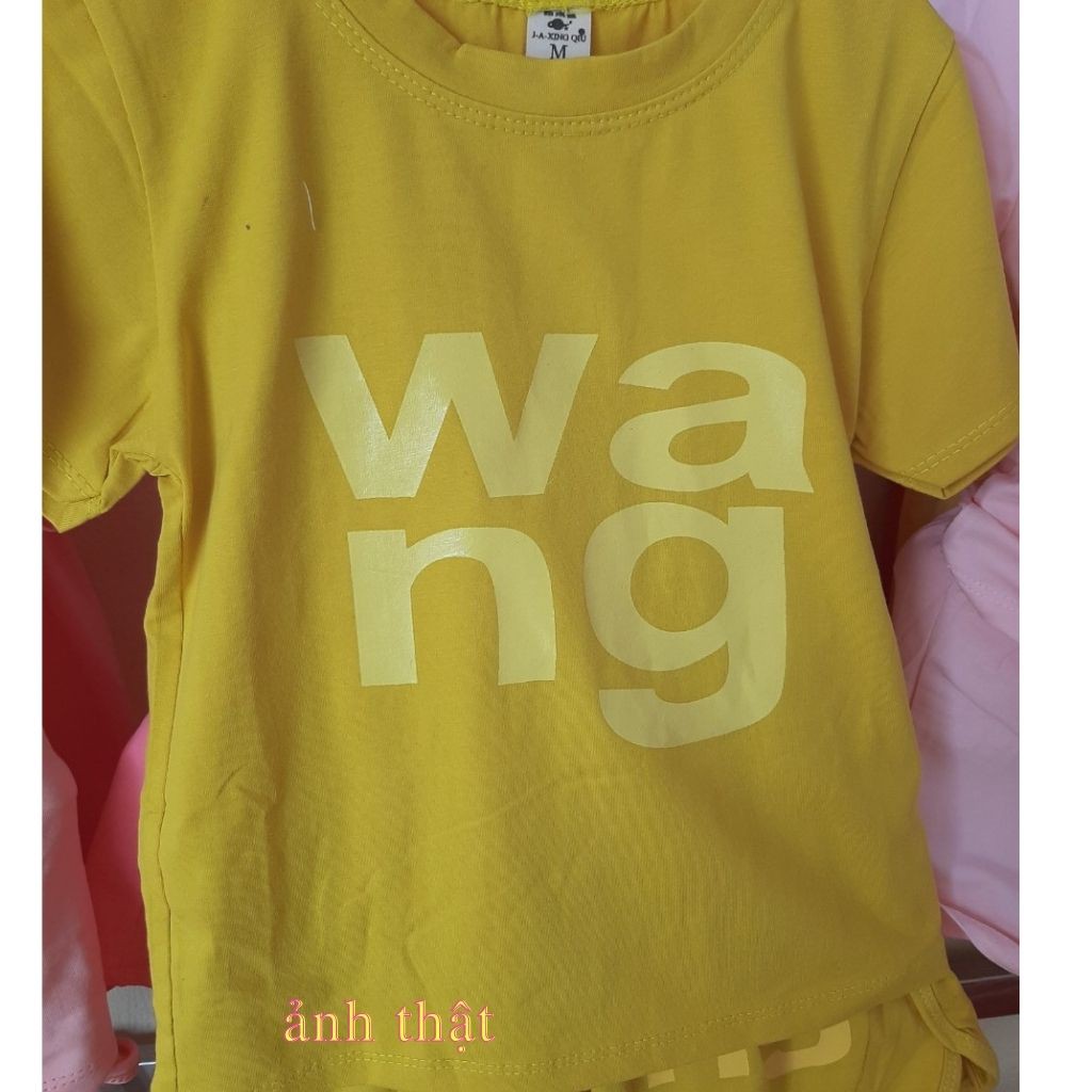 Bộ Đồ Cotton Cho Bé Gái Phiên Bản Wang Hàng Quảng Châu Cao Cấp BĐ06