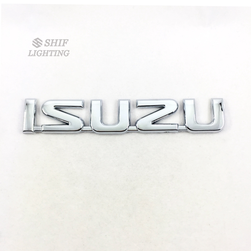 Logo ISUZU trang trí xe hơi chất liệu ABS độc đáo