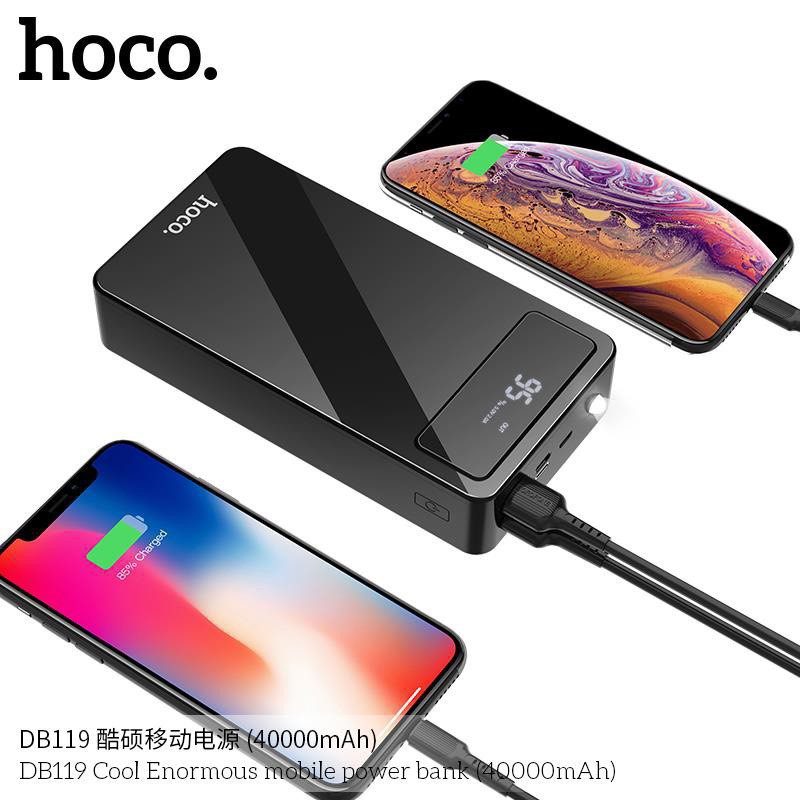 Pin Sạc Dự Phòng Hoco DB119 - Dung Lượng cao 40000mAh Hàng chính hãng 1 đổi 1 6 tháng