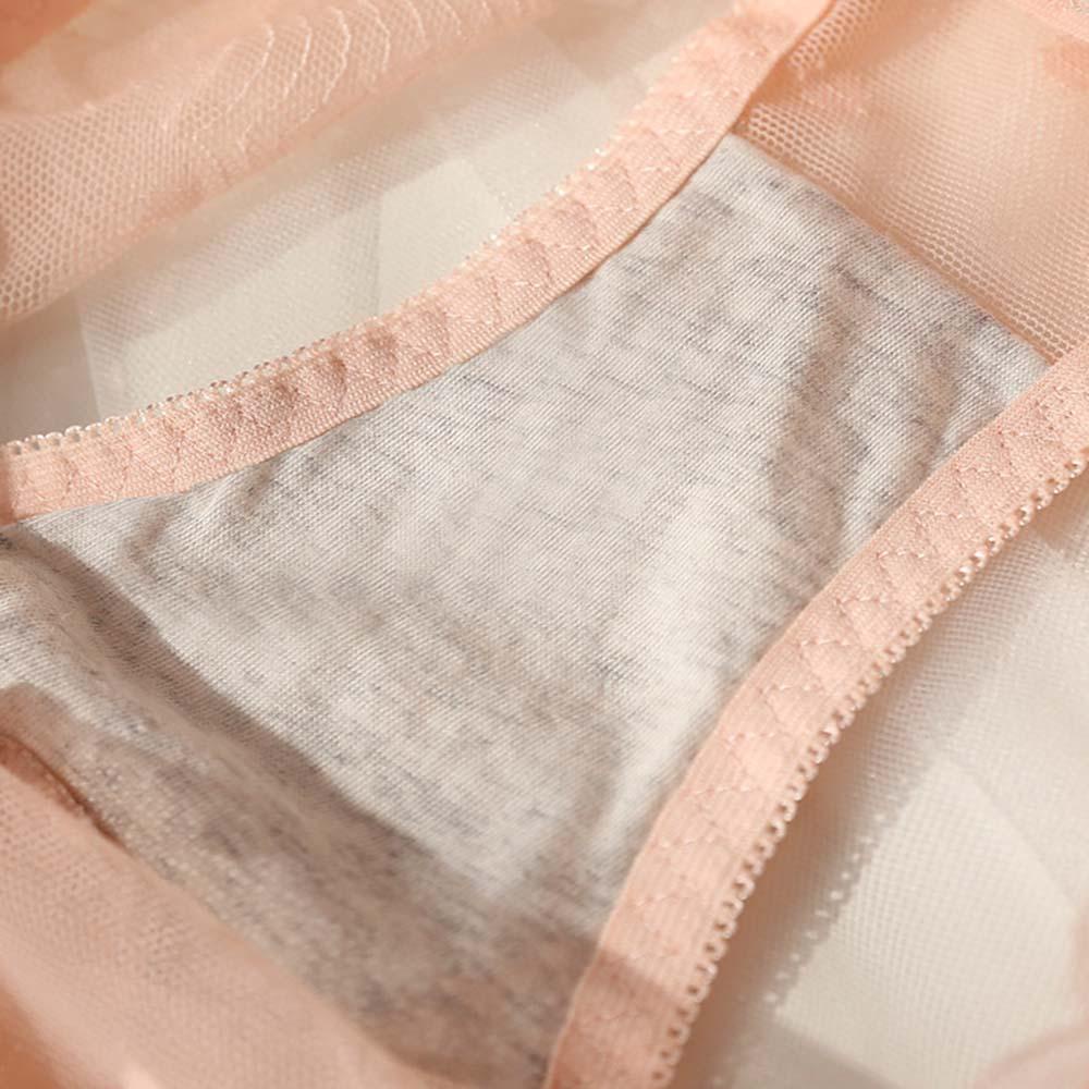 OCEANMAP Quần Lót Ren Hoa Trong Suốt Lưng Thấp Cho Bé Gái