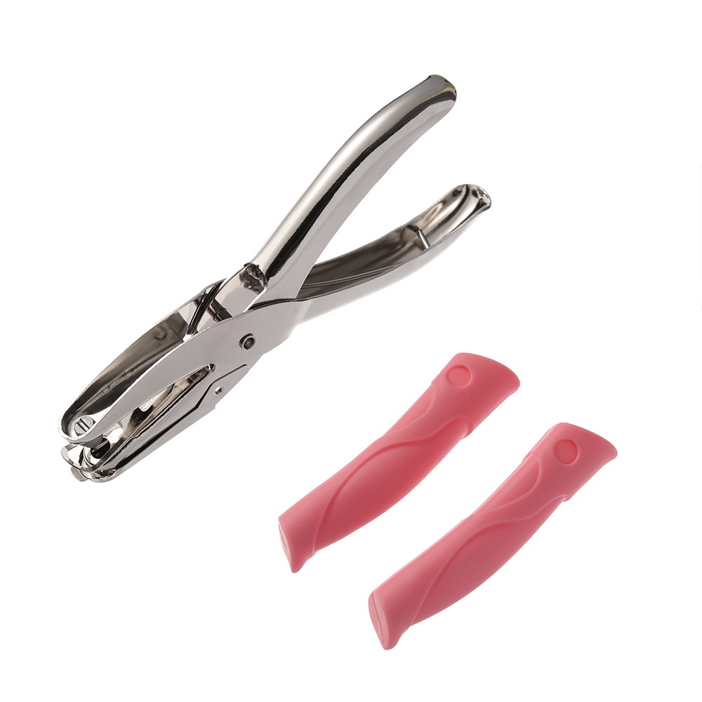 FASHYUNER Dụng cụ bấm lỗ giấy mini làm từ kim loại với tay cầm hình tròn sử dụng tiện lợi