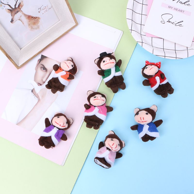 Rối Ngón Tay Hình Khỉ Dễ Thương Cho Bé