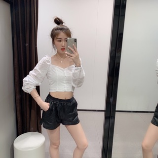 Áo croptop Z A R A ba màu