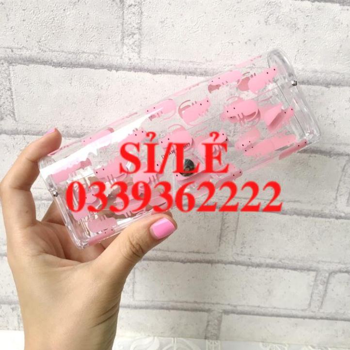 [ COCOLOVE ] Hộp đựng kính bằng nhựa mềm trong suốt - Bao đựng kính trong suốt in hình dễ thương (HDK02)