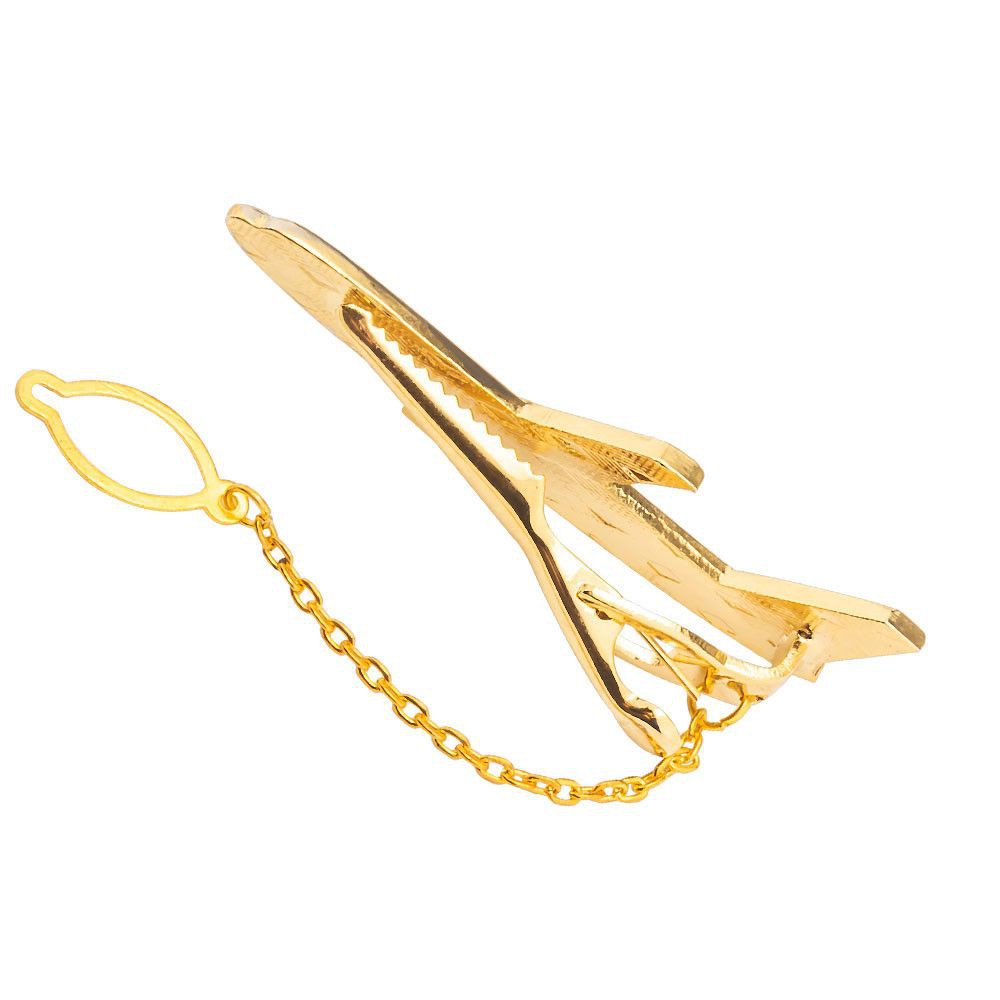 Kẹp cà vạt kim loại hình máy bay