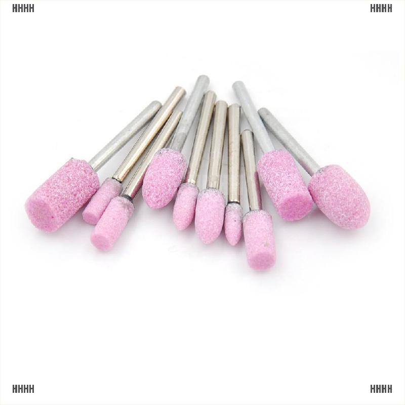 Bộ 10 Dụng Cụ Mài Màu Hồng