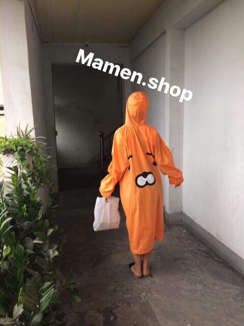 [Sỉ] Áo mưa măng tô 1 người họat hình kakao talk cute dễ thương thái lan
