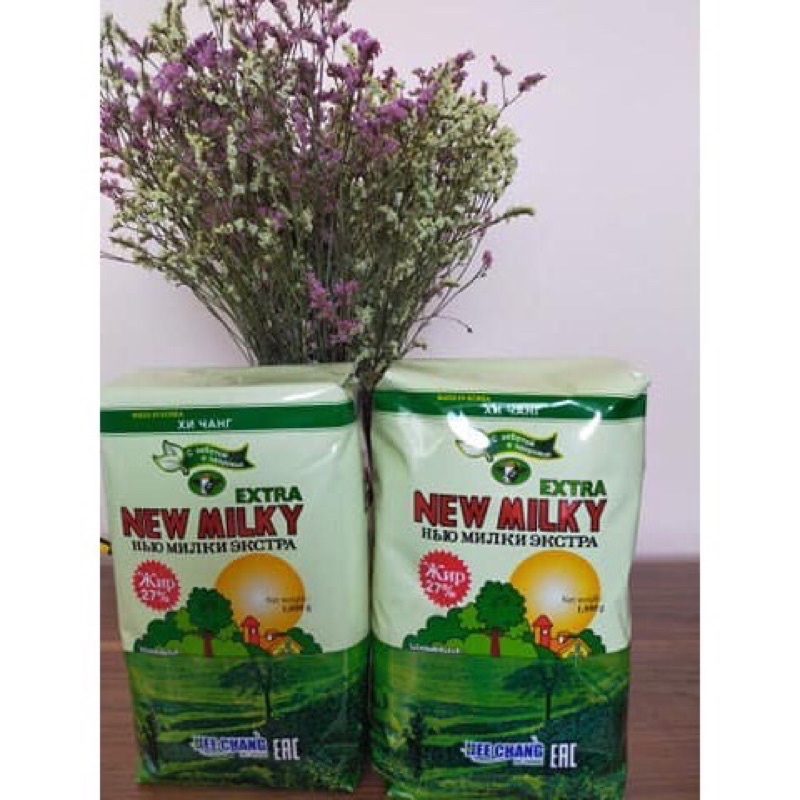 Sữa béo Newmilky Extra Nga 1kg, sản phẩm dinh dưỡng tốt cho giúp tăng cân cho người Gầy