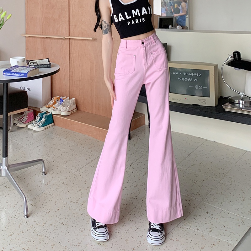 Quần jean dài SUXI ống loe thời trang cho nữ