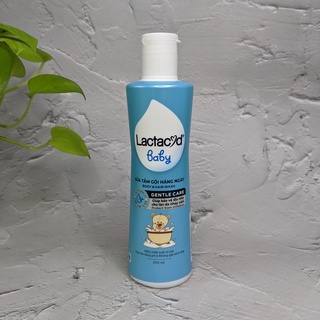Sữa tắm gội trẻ em lactacyd baby giảm rôm sảy & hăm kẽ 250ml