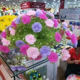Hoa giấy lụa