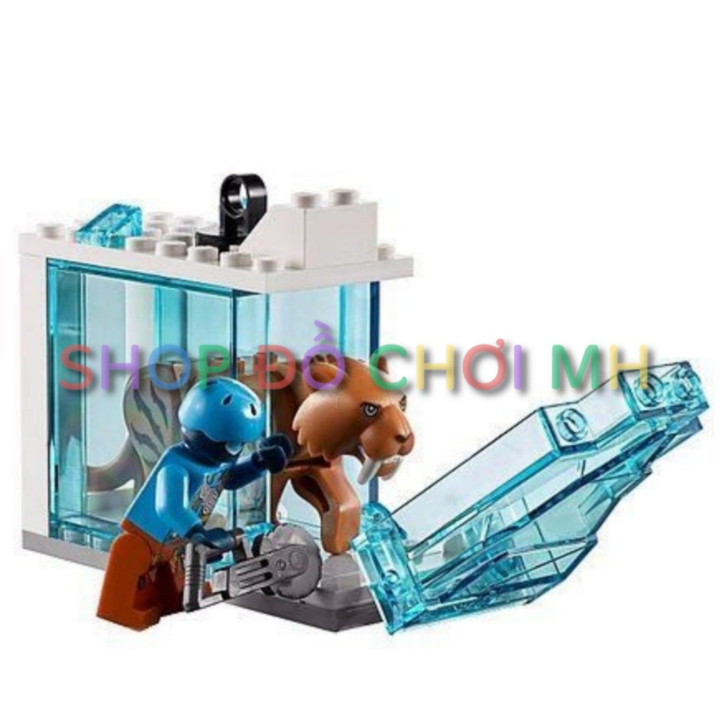 Đồ chơi lego xếp hình lắp ráp Bela cities 10994 - Trực Thăng giải cứu hổ dữ