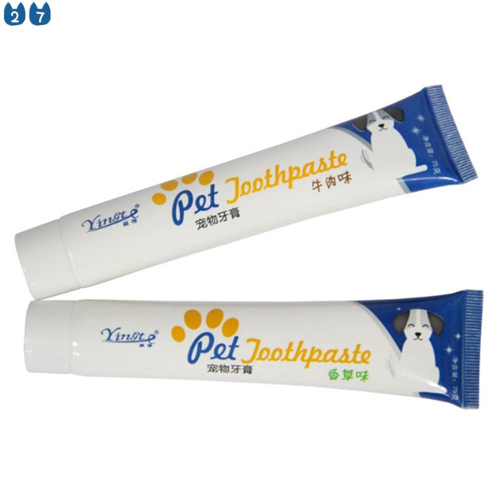 Kem Đánh Răng Và Chăm Sóc Răng Miệng Chó Mèo 2 Vị Vanilla Và Ong