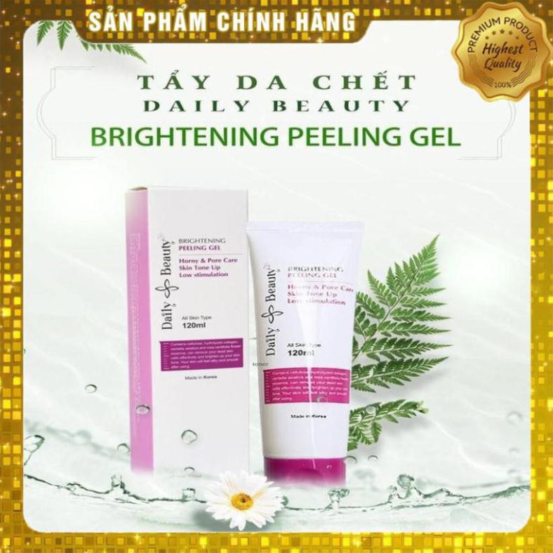 Tẩy da chết Daily Beauty Brightening Peeling Gel, [Hàng Chính Hãng], Tẩy da chết cho da mụn, da dầu và da hỗn hợp