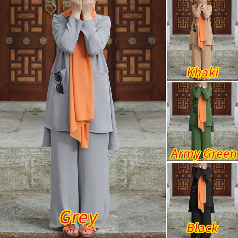 Zanzea Quần Dài Ống Rộng Thời Trang Dành Cho Nữ