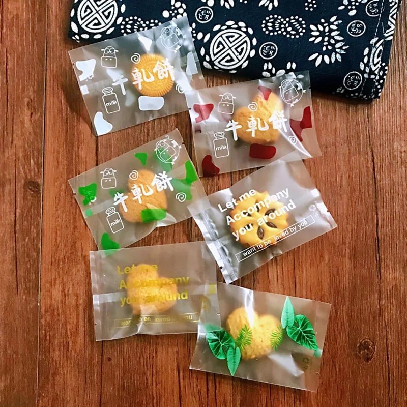 Túi đựng bánh quy các hình 7x10cm mẫu 3 (100c)