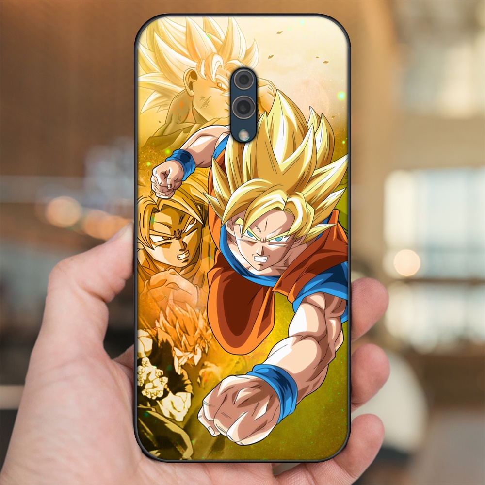 Ốp lưng Oppo K3 viền đen in hình Goku Dragon Ball