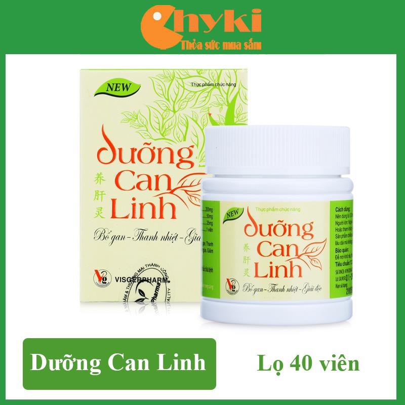 DƯỠNG CAN LINH- Tăng cường chưc năng thải độc của gan