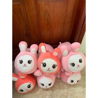 Gấu bông - gối ôm thỏ hồng ngộ nghĩnh size 35cm