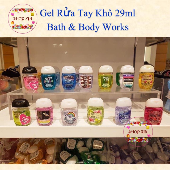 Gel Rửa Tay Khô BATH and BODY WORKS 29ml [Mùi Ngẫu Nhiên]