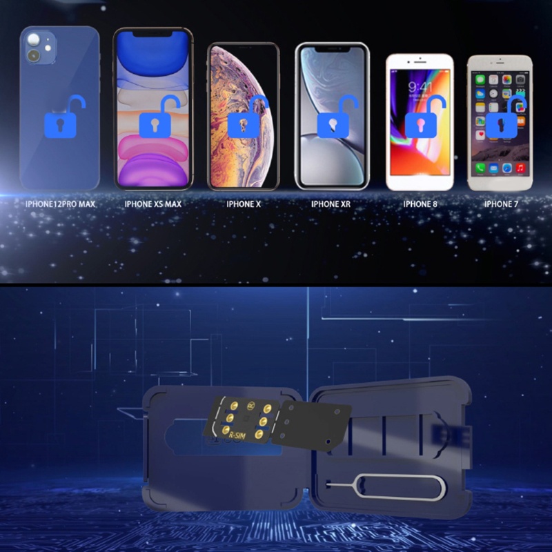 Chip SIM zzz Mở Khóa R-SIM16 Hỗ Trợ Điện Thoại IOS Với Chế Độ Mở Khóa ICCID