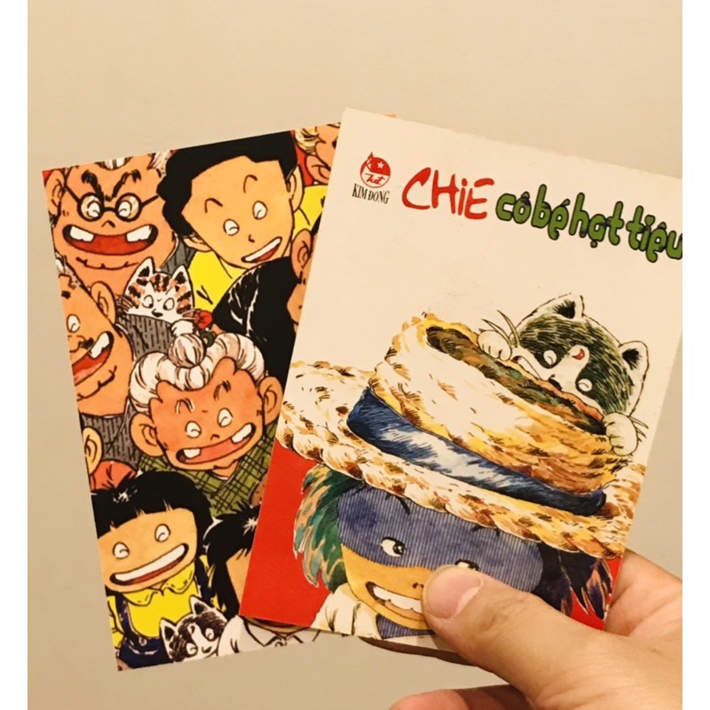 Thẻ Postcard Cô bé hạt tiêu Chie