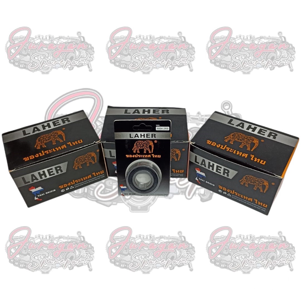 Vòng Bi Laher 6004 2RS Thương Hiệu Thái Lan