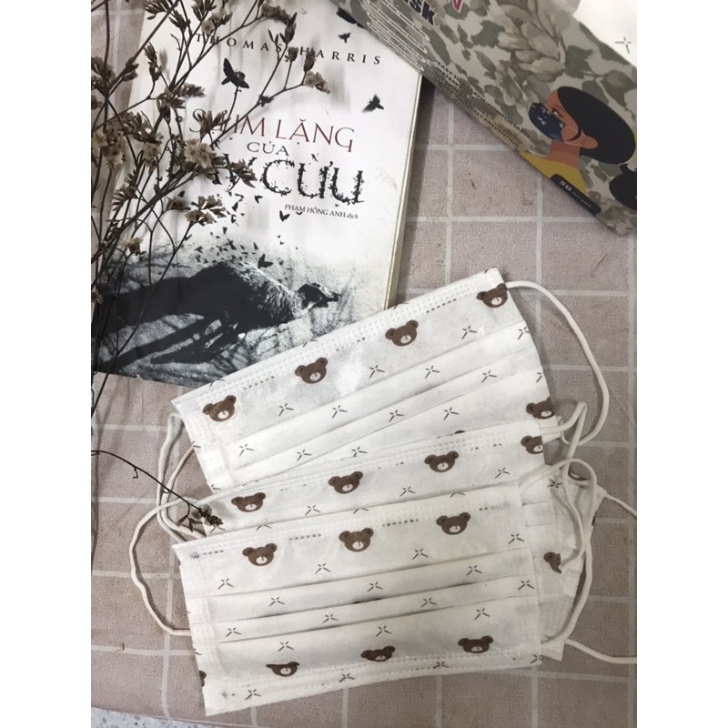 KHẨU TRANG CON GẤU 4 LỚP THỜI TRANG [ HOT TREND ] | BigBuy360 - bigbuy360.vn