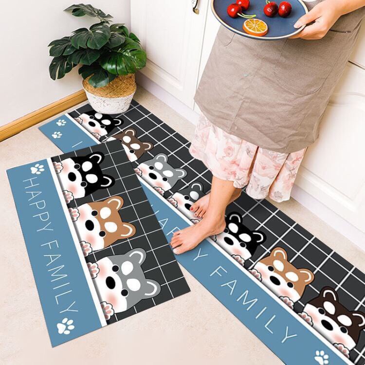 Bộ 2 Thảm Bếp 3D Chống Trượt Nhiều Mẫu Cực Đẹp 40*60 + 40*120 Cm – Dumi Shop