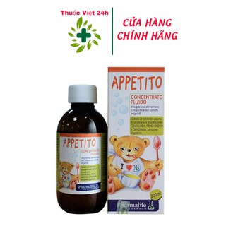 Siro Appetito Bimbi Chai 200ml - Giúp Trẻ Ăn Ngon,Kích Thích Trẻ Ăn Ngon