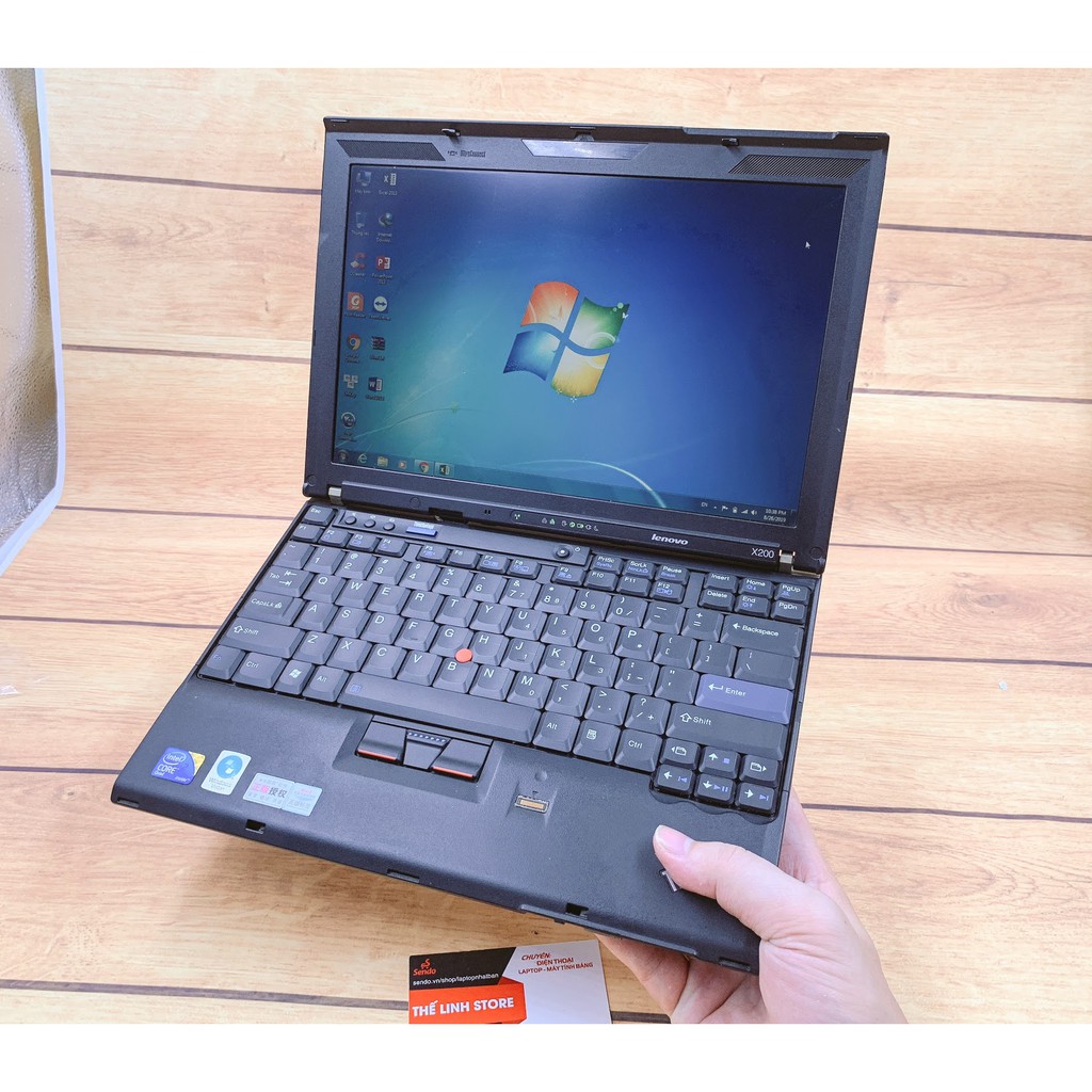 [Mã ELLAPDESK giảm 5% đơn 3TR] Laptop Lenovo Thinkpad X200 12 inch 160G - Văn phòng mượt mà Nhỏ gọn | BigBuy360 - bigbuy360.vn