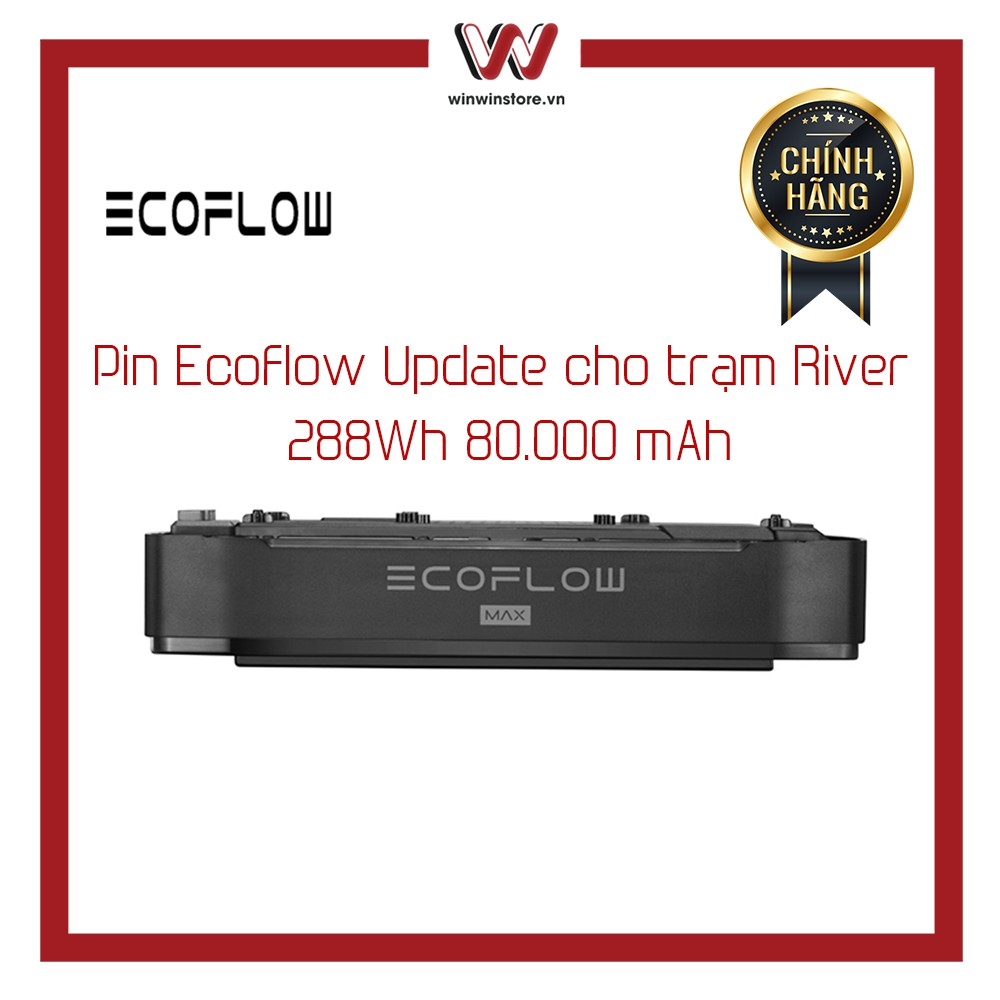 Pin thêm cho trạm năng lượng EcoFlow River 288Wh 80.000 mAh