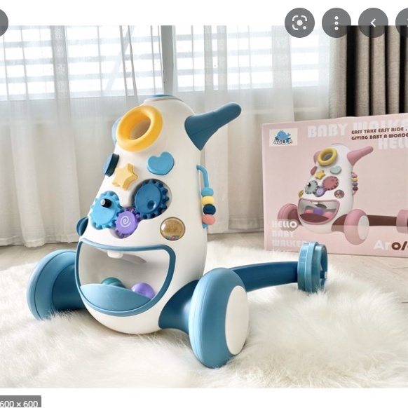 Xe tập đi Holla đa năng 3 trong 1 chống ngiêng lật ,chống trơn trượt cho bé hàng chính hãng