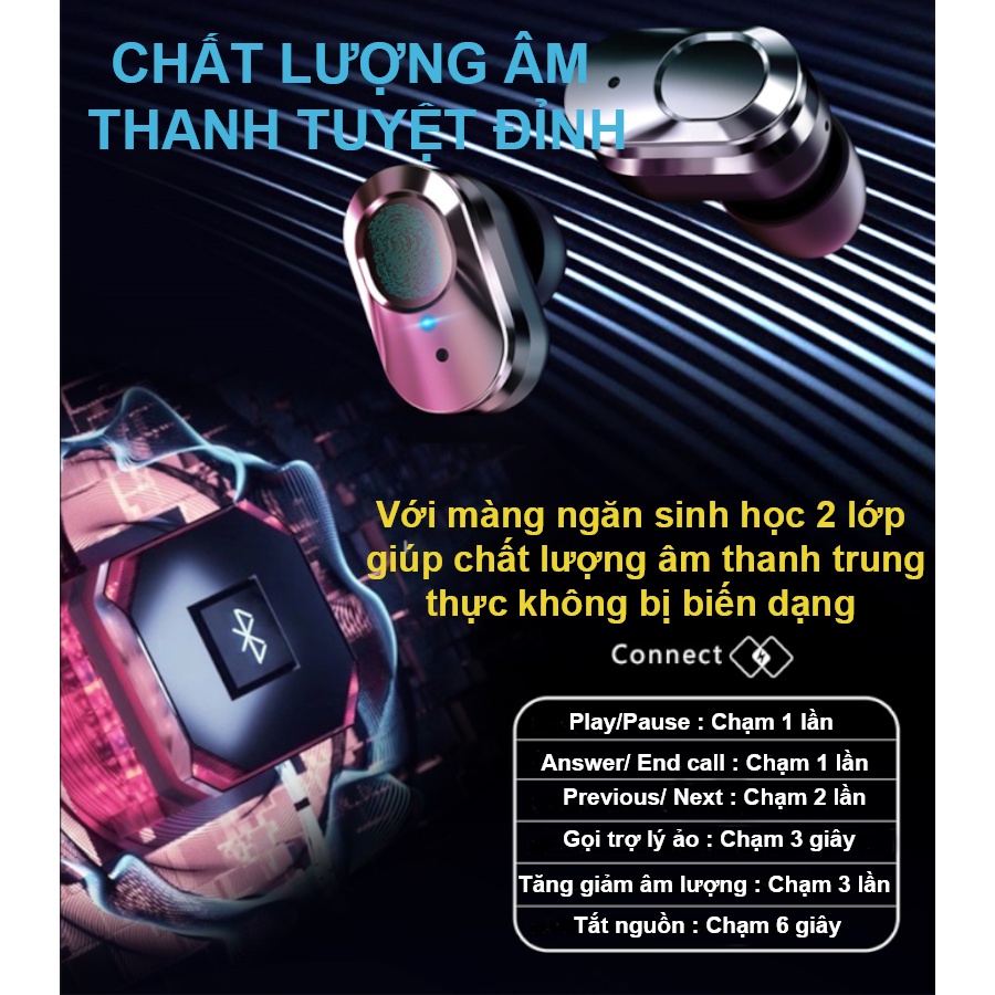 Đồng hồ thông minh, Smart Watch T92, kèm tai nghe Bluetooth, Nghe nhạc Mp3, gọi BT 2 chiều