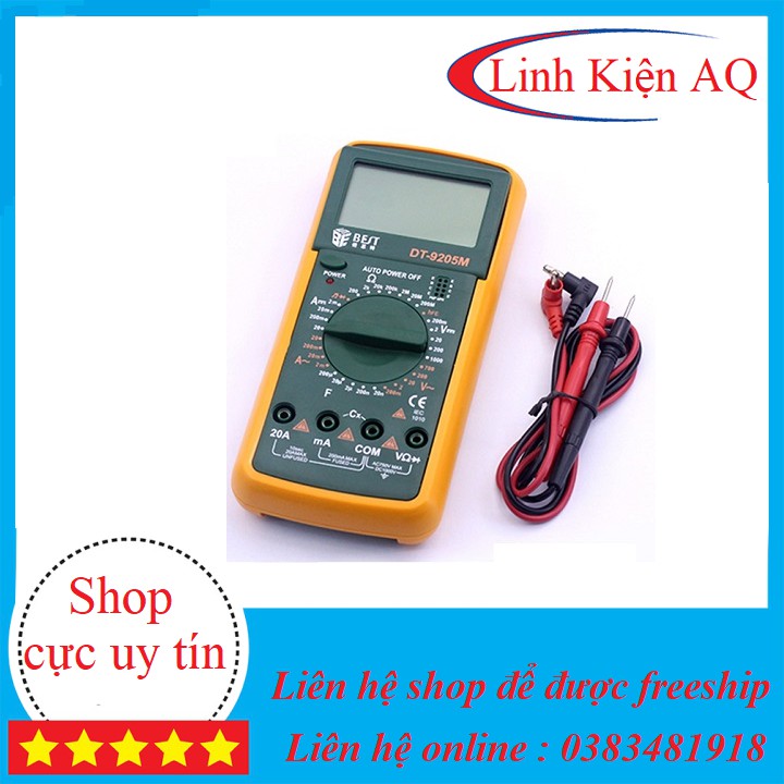 Đồng hồ đo điện best 9205M- linhkiendientubk